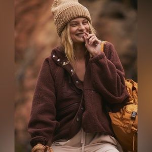Free People Hit the Slopes Fleece Jacket